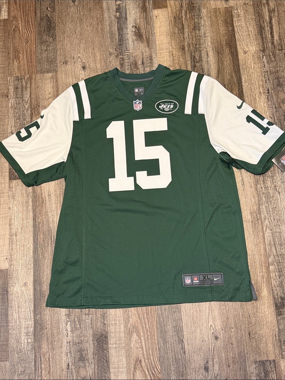 Nike On Field‎ #15 Tim Tebow New York Jets Football Team Jersey Mens XL Green